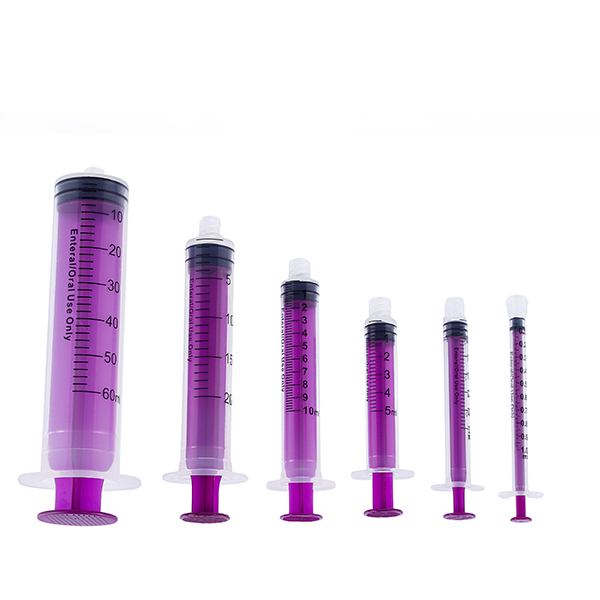 China Disposable Enteral Feeding Syringes Oral/ Enteral Syringe 1ml 3ml 5ml 10ml 20ml 60ml